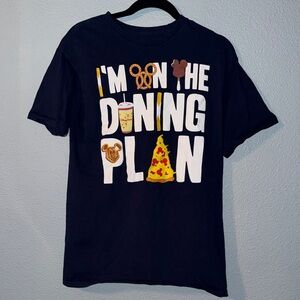 Navy Blue Disney Dining Plan Themed Shirt